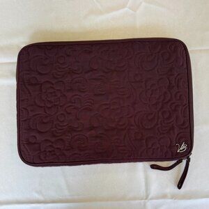 Vera Bradley Laptop Sleeve Burgandy